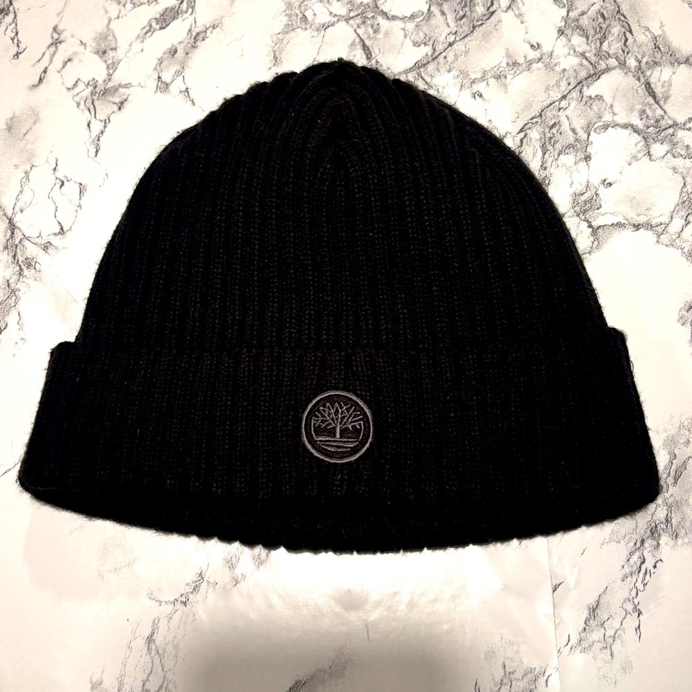 NWOT Timberland Black Beanie